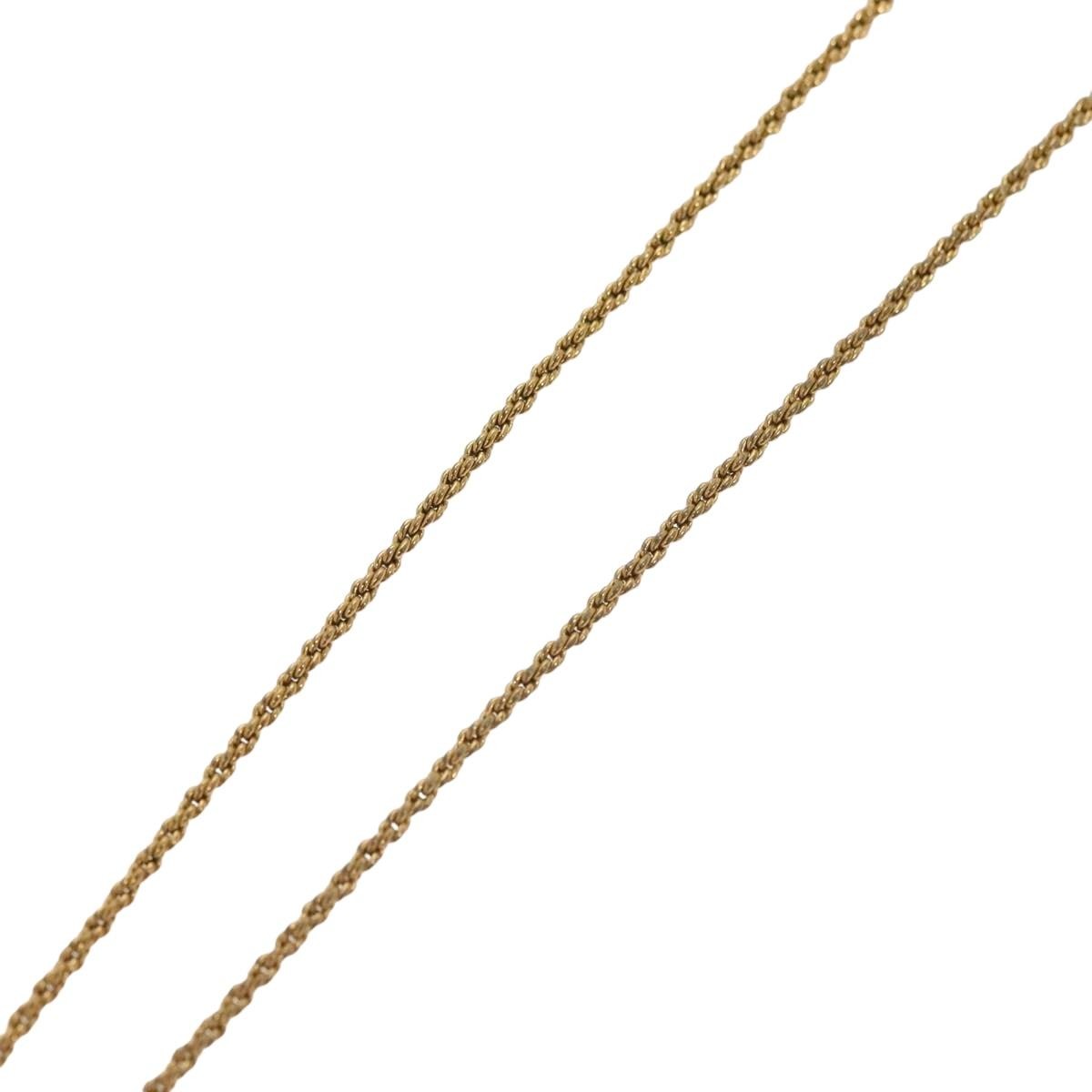 Christian Dior CD Pendant Necklace Gold-plated, GOLD, METAL, Necklace