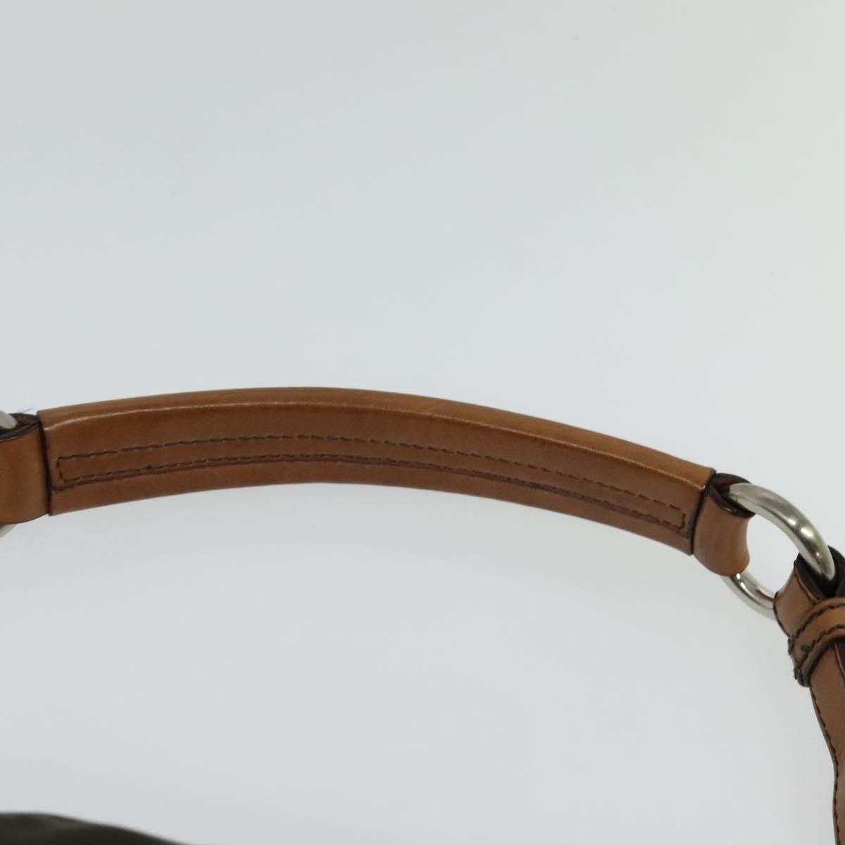 Prada Vintage Flap Shoulder Bag Nylon, Khaki, Nylon, Shoulder Bag