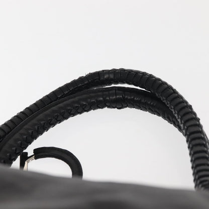 Salvatore Ferragamo Gancini Tote Leather, BLACK, LEATHER, Tote bag