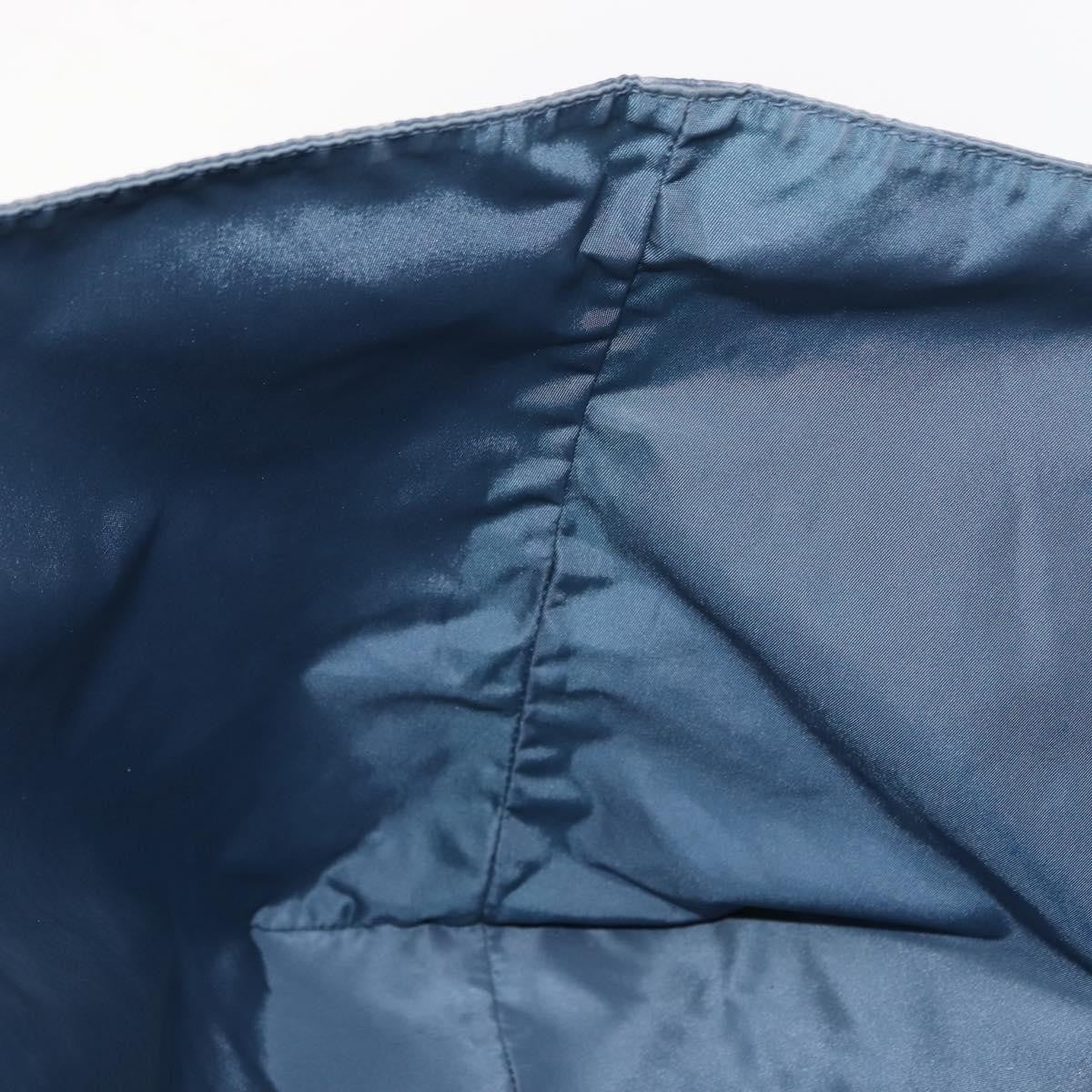 Bottega Veneta Intrecciolusion Tote Printed Nylon, BLUE, NYLON, Tote bag