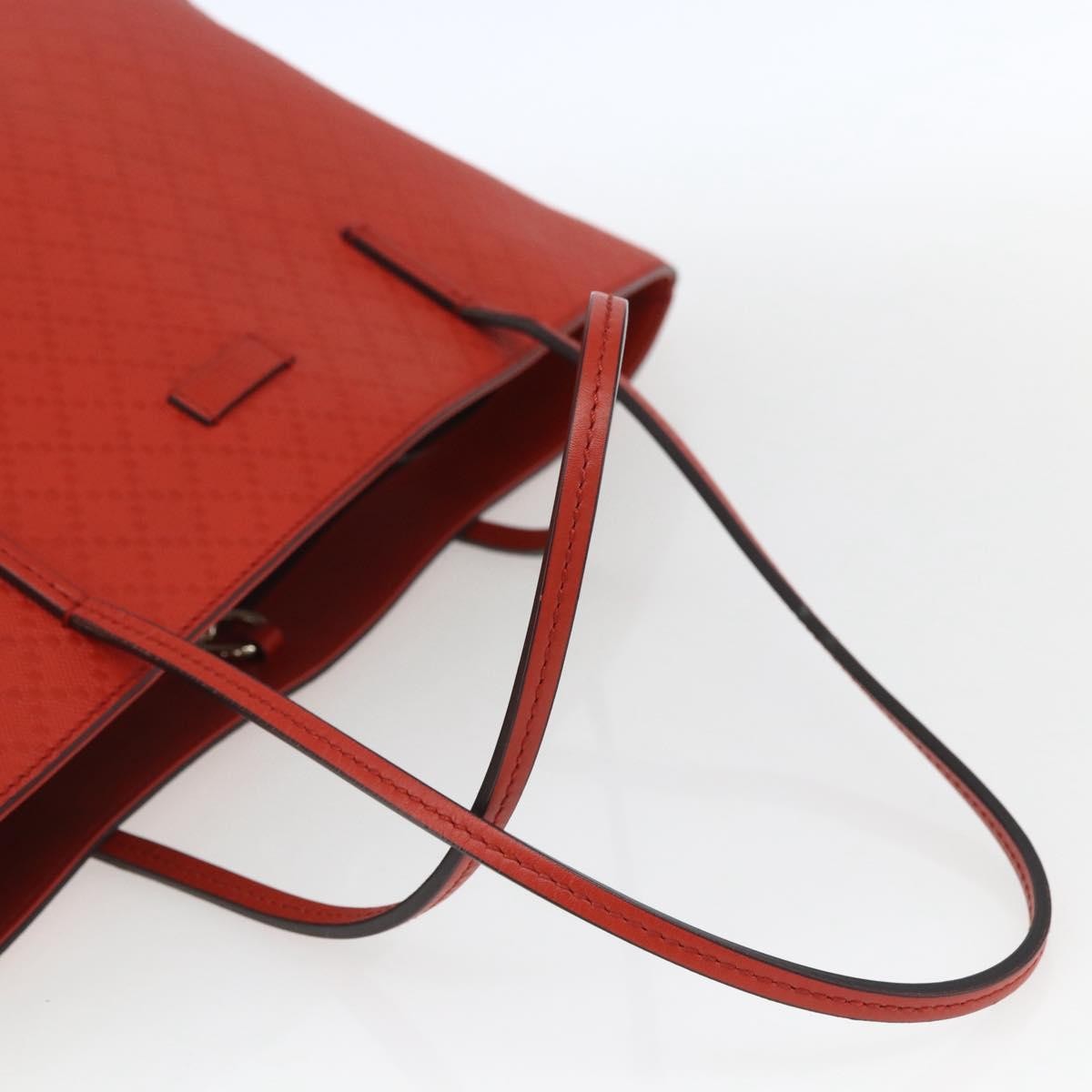 Gucci Bright Tote Diamante Leather, RED, LEATHER, Tote bag