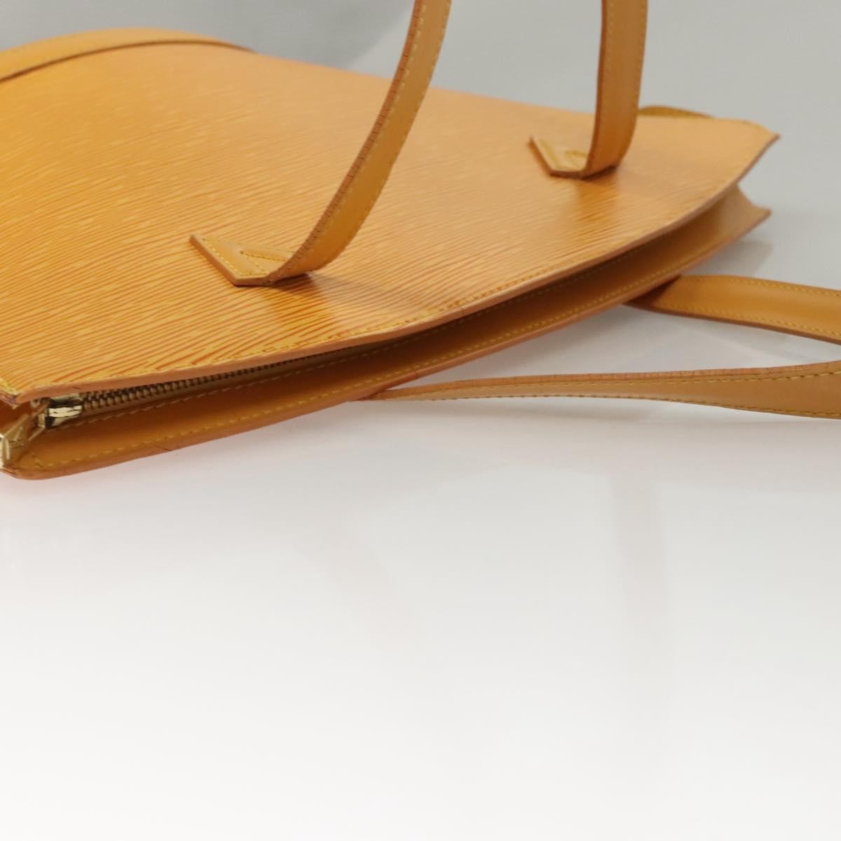 Louis Vuitton Saint Jacques Handbag Epi Leather, YELLOW, LEATHER, Handbag