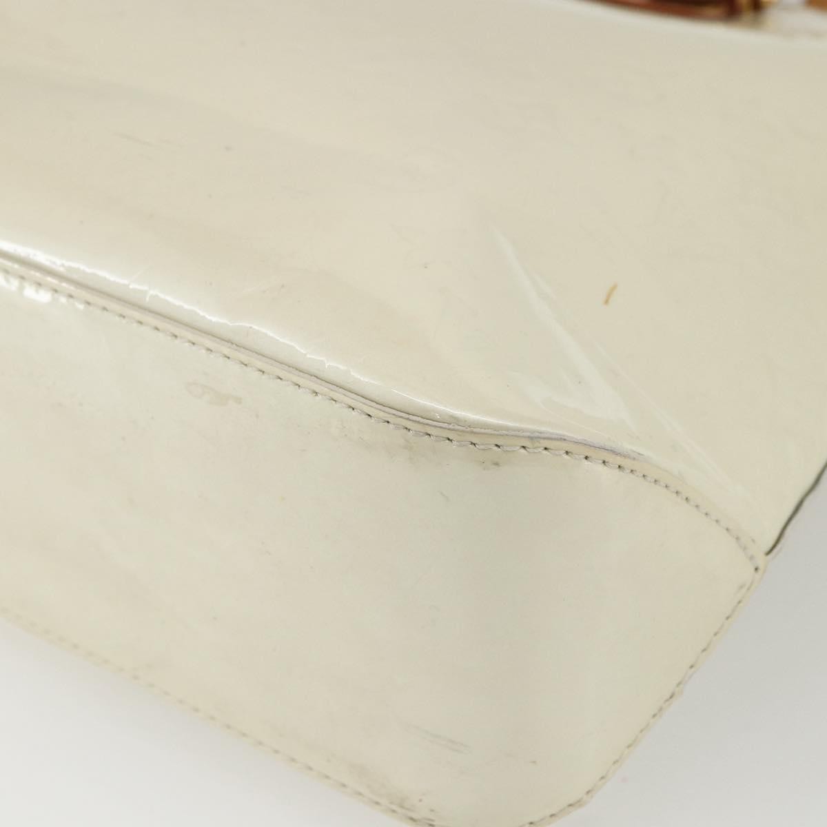 Louis Vuitton Brentwood Handbag Monogram Vernis, BEIGE, PATENT_LEATHER, Tote bag