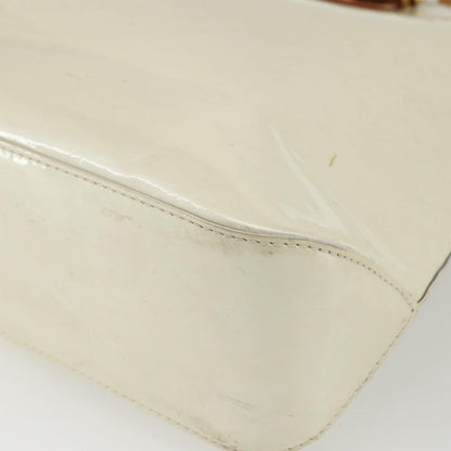 Louis Vuitton Brentwood Handbag Monogram Vernis, BEIGE, PATENT_LEATHER, Tote bag