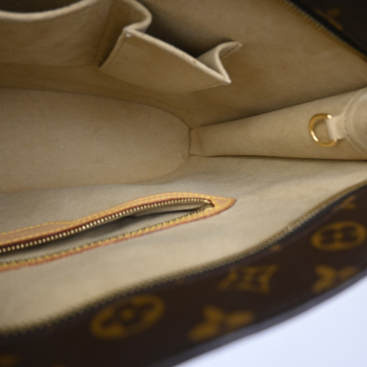 Louis Vuitton Babylone Handbag Monogram Canvas, BROWN, CANVAS, Shoulder bag