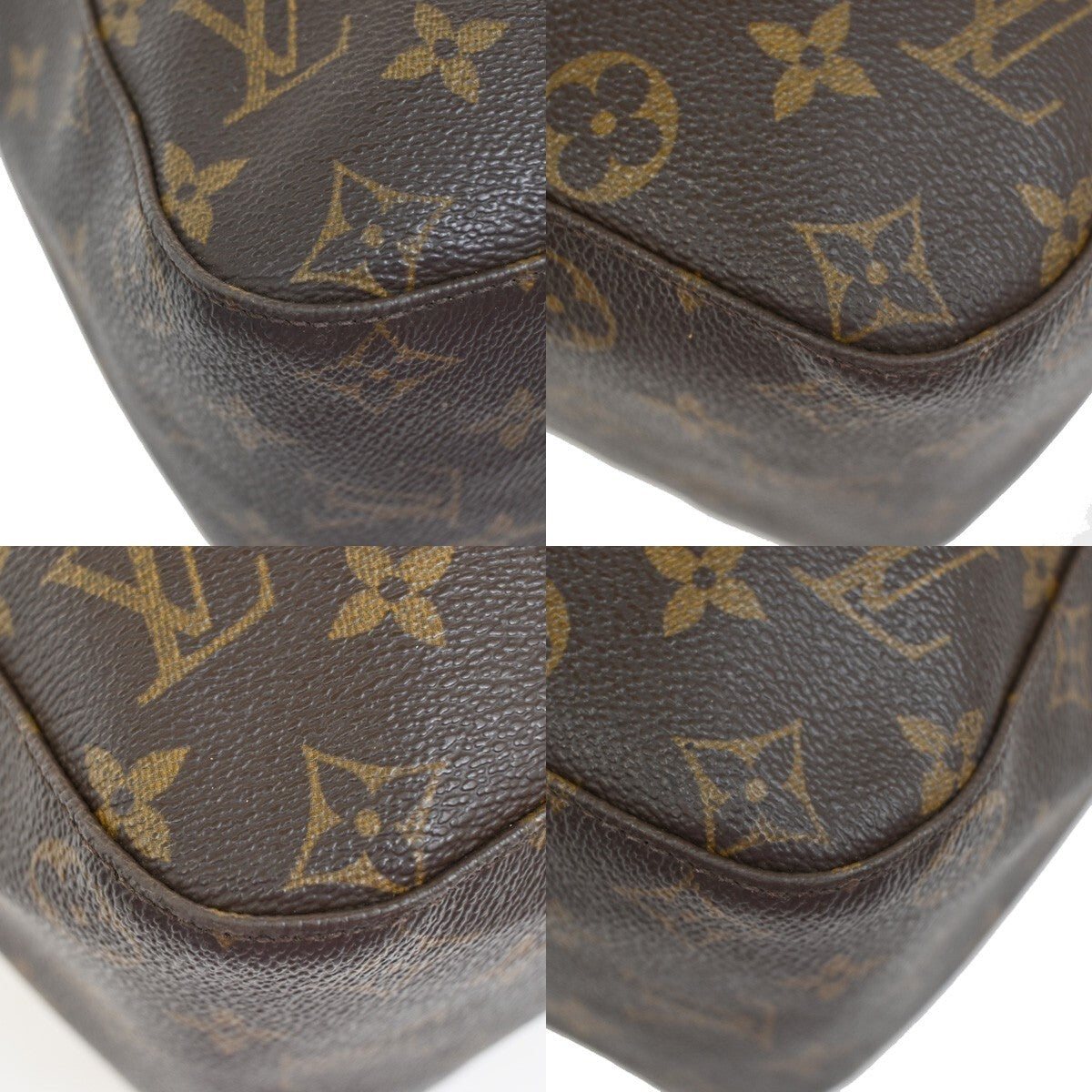 Louis Vuitton Looping Handbag Monogram Canvas, BROWN, CANVAS, Shoulder bag