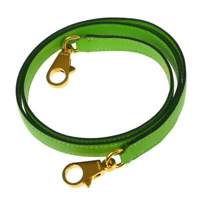 Hermes Kelly Shoulder Strap Leather, GREEN, LEATHER, Straps