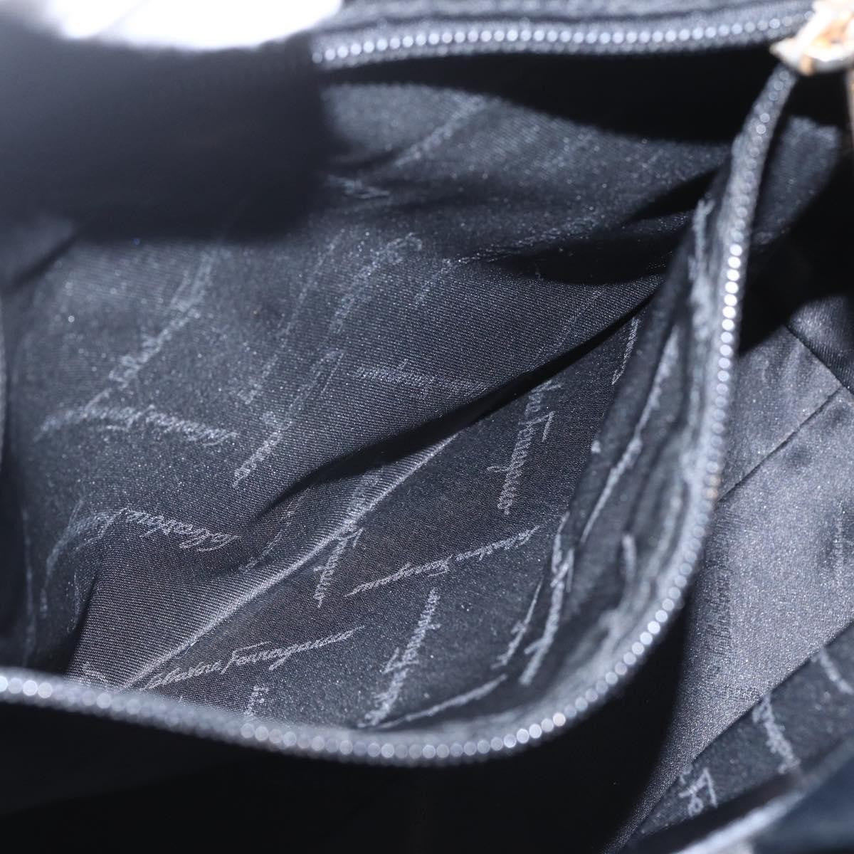 Salvatore Ferragamo Vintage Tote bag Nylon, BLACK, NYLON, Tote bag