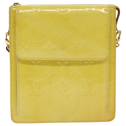 Louis Vuitton Thompson Street Handbag Monogram Vernis, YELLOW, PATENT_LEATHER, Clutche & pouche