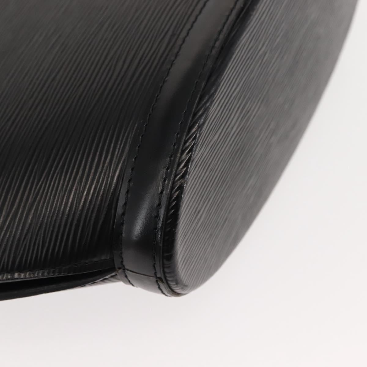 Louis Vuitton Saint Jacques Handbag Epi Leather, BLACK, LEATHER, Shoulder bag