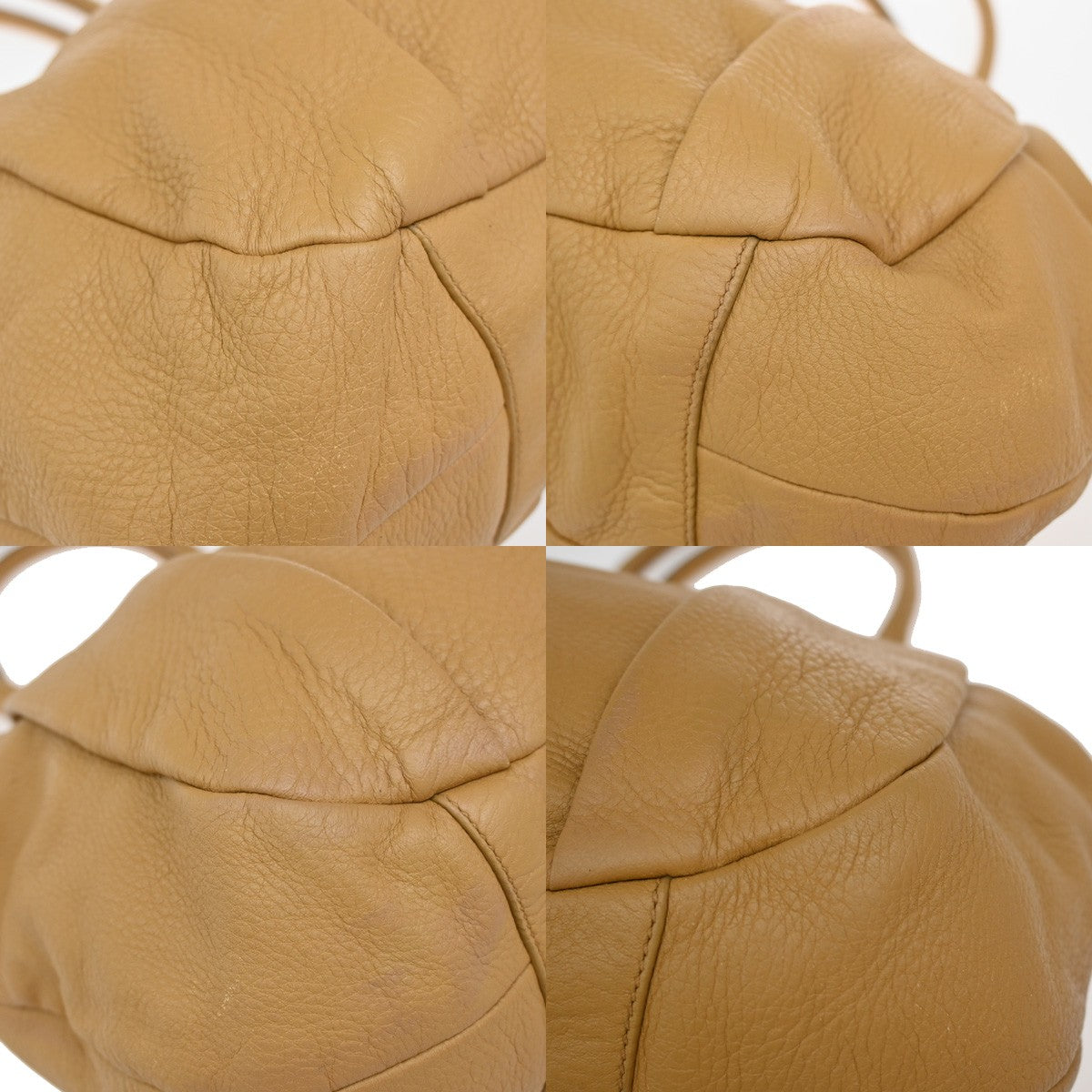 Prada Tote Vitello Daino Vitello Daino, Beige, Leather, Shoulder Bag