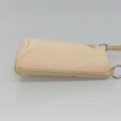 Prada Zip Messenger Canvas, BEIGE, CANVAS, Shoulder bag