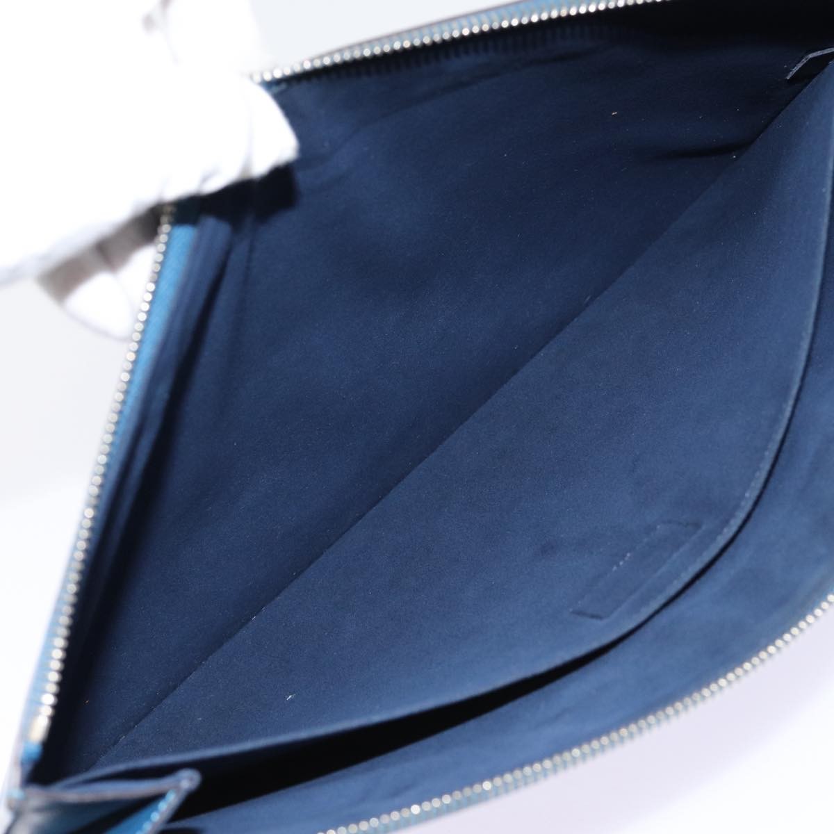 Louis Vuitton Pochette Jour Epi Leather, BLUE, LEATHER, Clutche & pouche