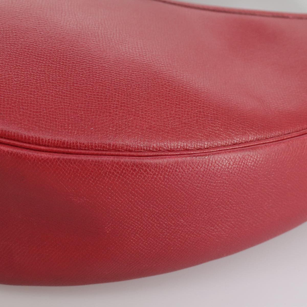 Hermes Foley cognac Handbag Leather, RED, LEATHER, Shoulder bag