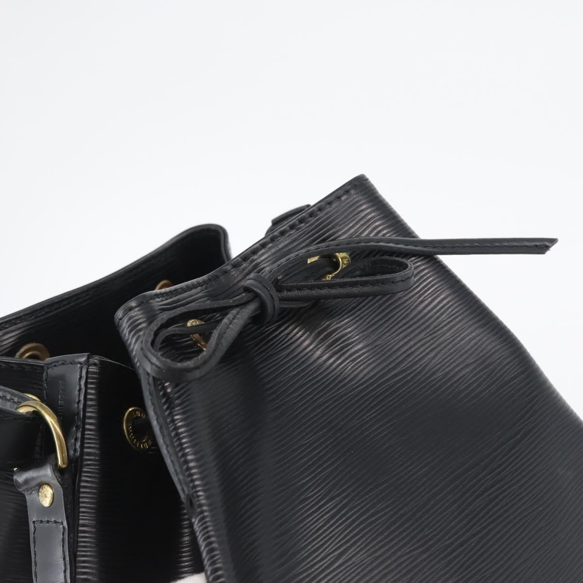 Louis Vuitton Noe Handbag Epi Leather, Black, Leather, Shoulder Bag