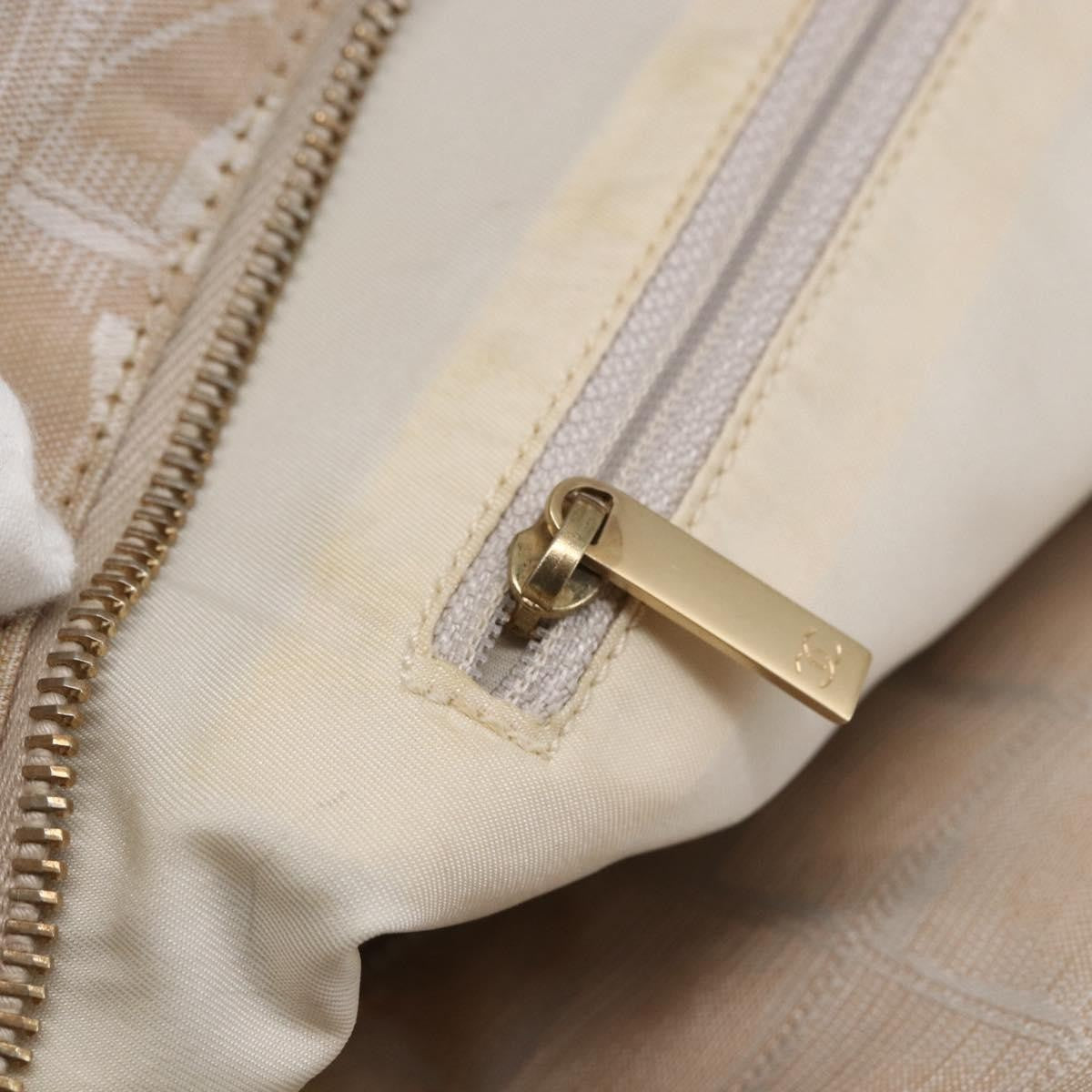 Chanel Travel Line Tote Nylon, BEIGE, NYLON, Tote bag
