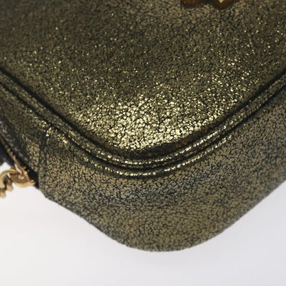 Saint Laurent Classic Monogram Blogger Crossbody Bag Leather, GOLD, LEATHER, Crossbody bag