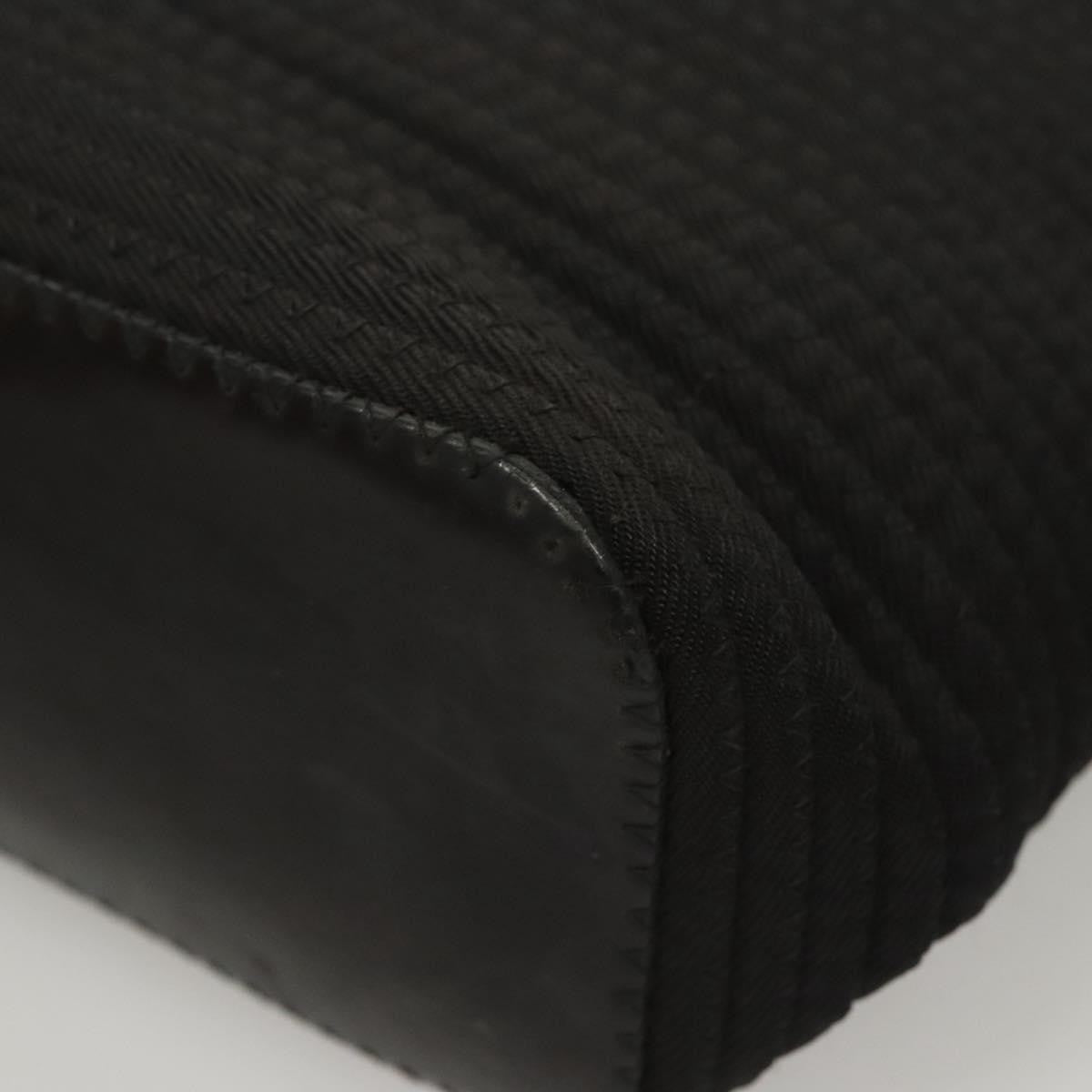 Gucci Vintage Bamboo Handle Tote Canvas, BLACK, CANVAS, Tote bag