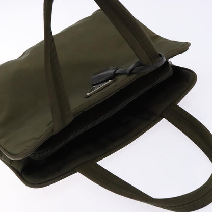 Prada Tote Vitello Daino Vitello Daino, GREEN, NYLON, Tote bag