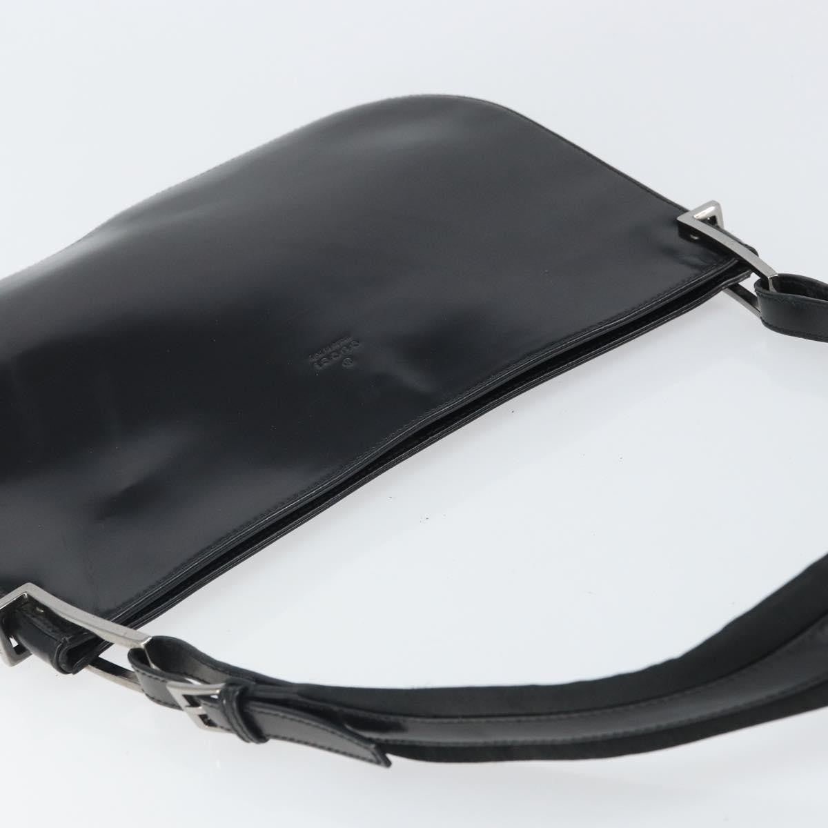 Gucci Vintage Shoulder Bag Patent leather, BLACK, PATENT_LEATHER, Shoulder bag