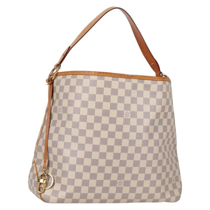 Louis Vuitton Delightful NM Handbag Damier, WHITE, CANVAS, Handbag