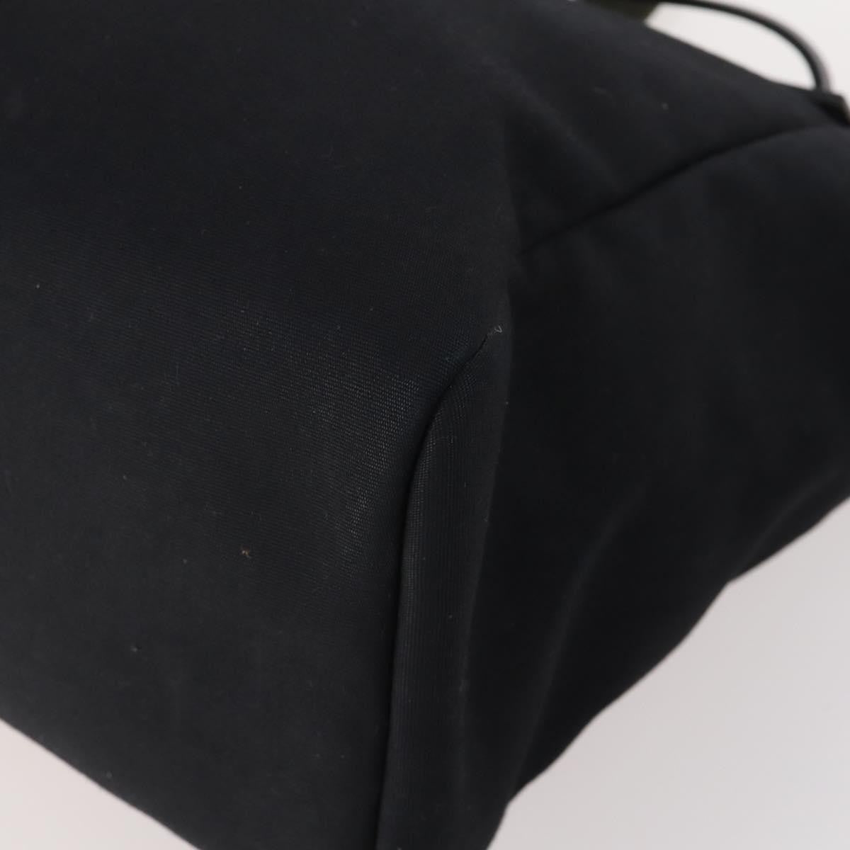 Hermes Herbag Cabas Toile and Leather, Black, Canvas, Tote Bag