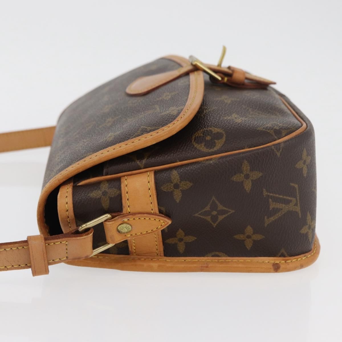 Louis Vuitton Sologne Handbag Monogram Canvas, Brown, Canvas, Shoulder Bag