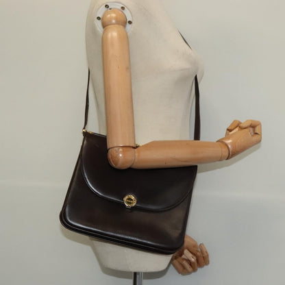Bally Vintage Shoulder Bag Leather, BROWN, LEATHER, Shoulder bag