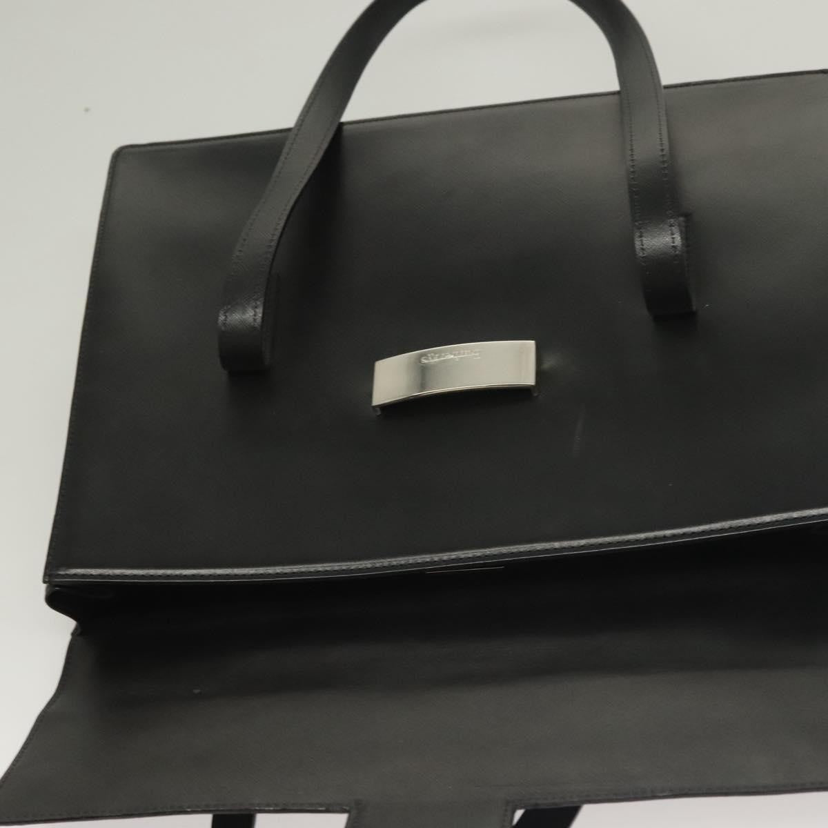 Burberry Vintage Handbag Leather, BLACK, LEATHER, Handbag