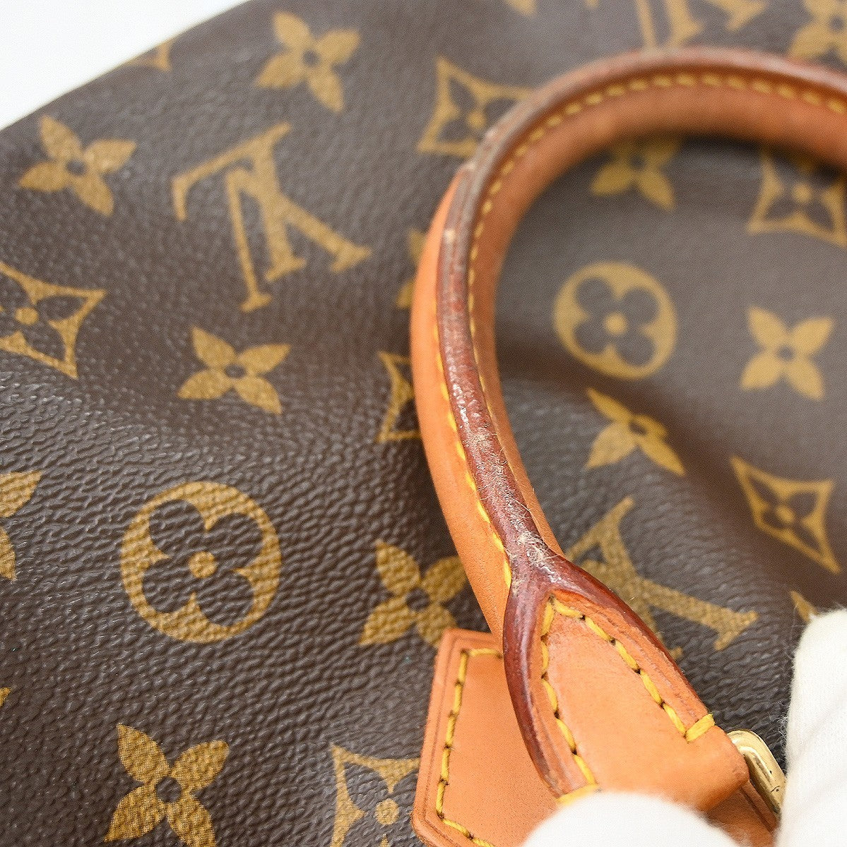 Louis Vuitton Speedy Handbag Monogram Canvas, Brown, Canvas, Handbag