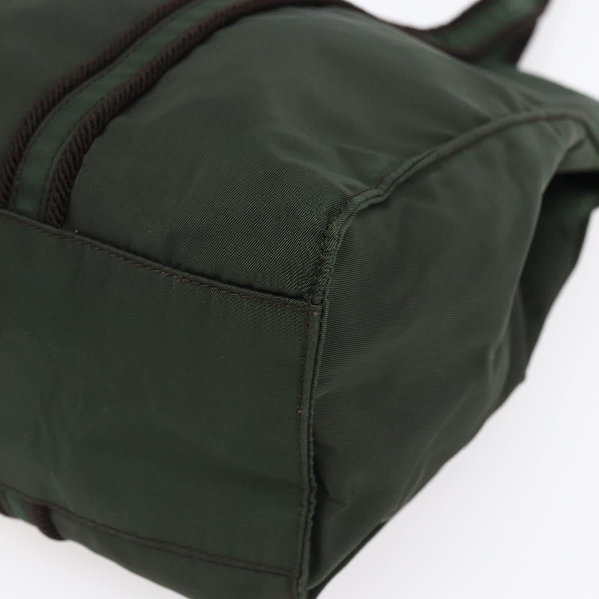 Prada Vintage Tote Tessuto, Khaki, Nylon, Tote Bag