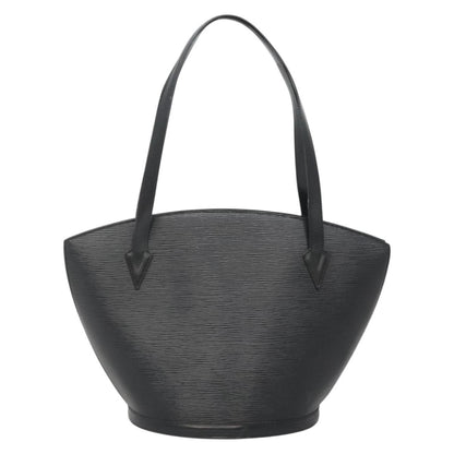 Louis Vuitton Saint Jacques Handbag Epi Leather, BLACK, LEATHER, Shoulder bag