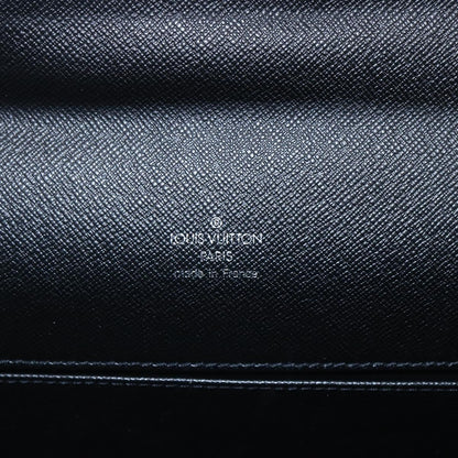 Louis Vuitton Porte-Documents Angara Briefcase Taiga Leather, GRAY, LEATHER, Briefcase