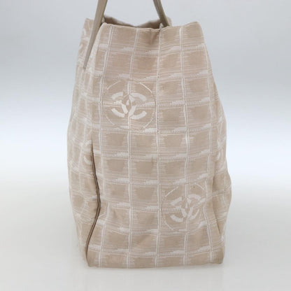 Chanel Travel Line Tote Nylon, BEIGE, NYLON, Tote bag