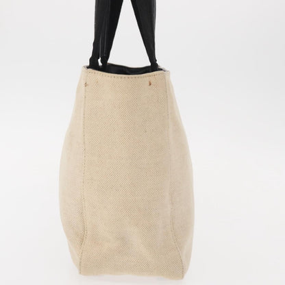 Prada Vintage Handbag Canvas, BEIGE, CANVAS, Handbag
