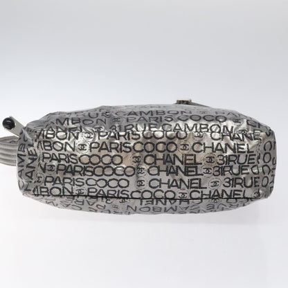 Chanel Unlimited Shoulder Bag Nylon, SILVER, NYLON, Shoulder bag