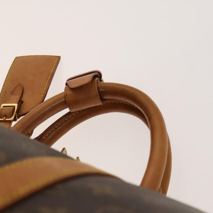 Louis Vuitton Keepall Bag Monogram Canvas, BROWN, CANVAS, Travel bag