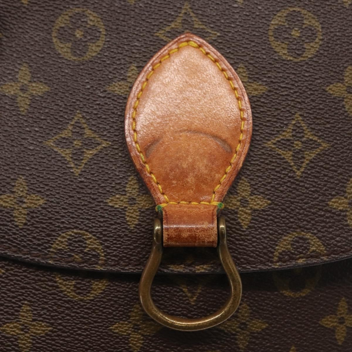 Louis Vuitton Saint Cloud Handbag Monogram Canvas, BROWN, CANVAS, Shoulder bag