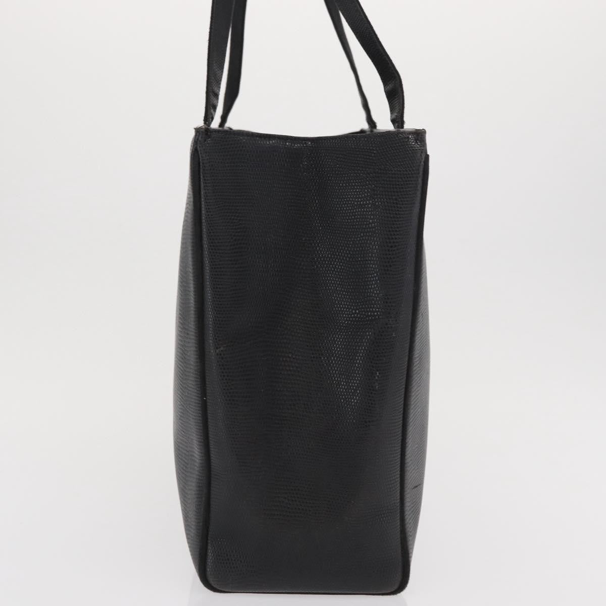 Salvatore Ferragamo Vara Tote Leather, BLACK, LEATHER, Tote bag