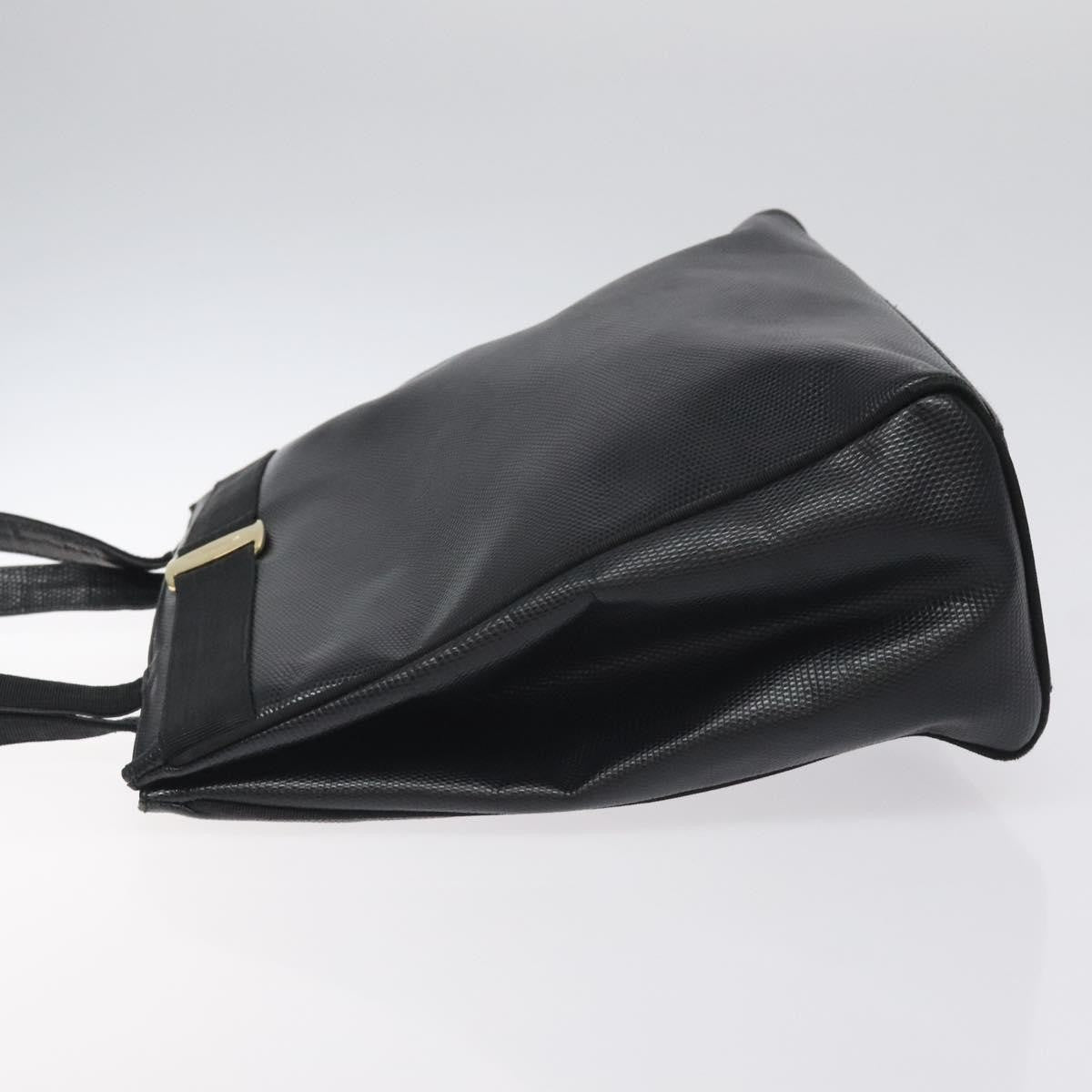 Salvatore Ferragamo Vintage Vara Bow Tote Lizard Embossed Leather, BLACK, LEATHER, Tote bag