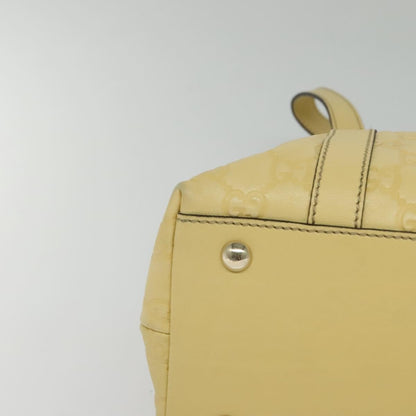 Gucci Abbey Zip Tote Guccissima, YELLOW, CANVAS, Tote bag