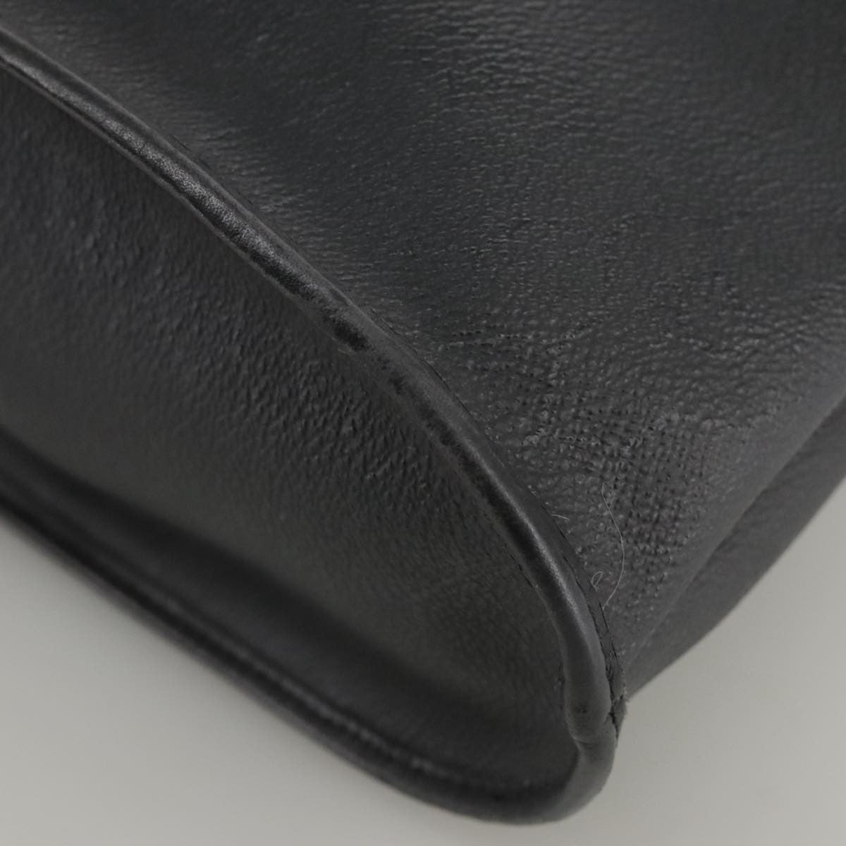 Christian Dior Vintage Honeycomb Flap Crossbody Bag Coated Canvas, BLACK, CANVAS, Crossbody bag