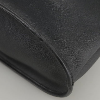 Christian Dior Vintage Honeycomb Flap Crossbody Bag Coated Canvas, BLACK, CANVAS, Crossbody bag