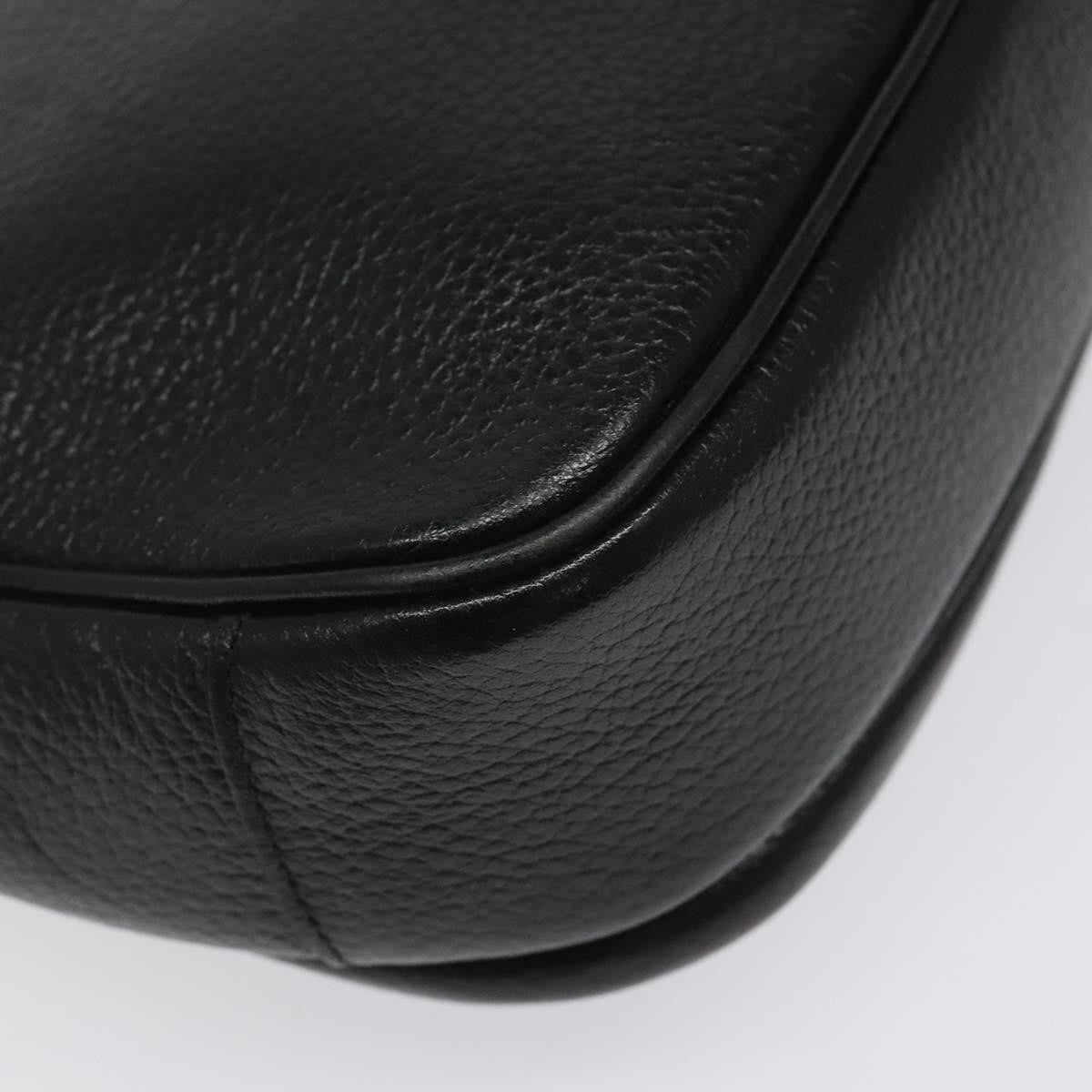 Burberry Flap Shoulder Bag Leather, BLACK, LEATHER, Shoulder bag