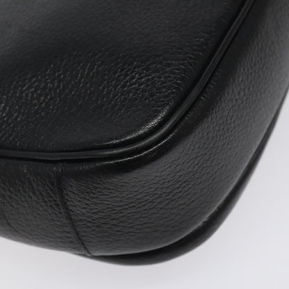 Burberry Flap Shoulder Bag Leather, BLACK, LEATHER, Shoulder bag