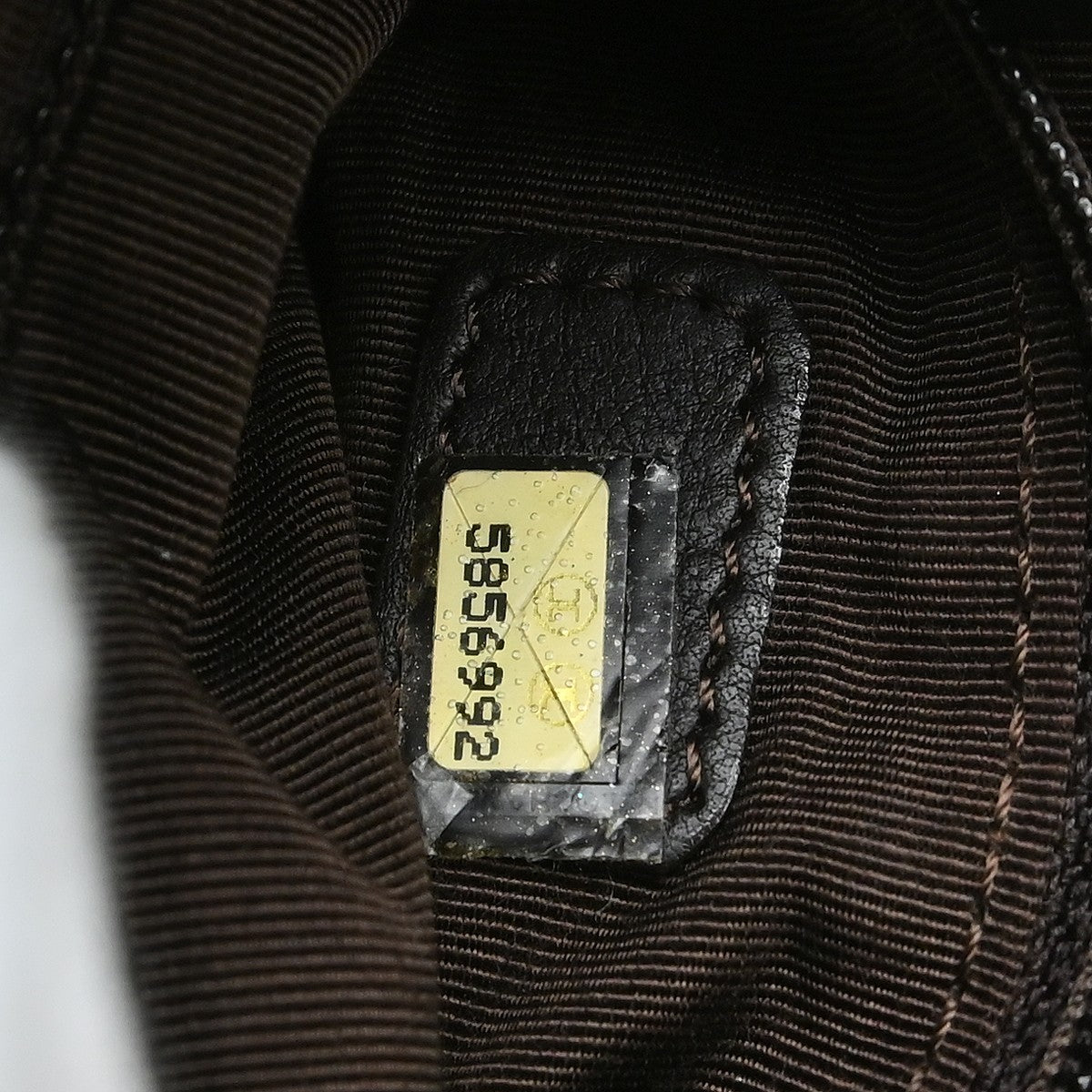 Chanel Vintage Front Pocket Waist Bag Leather, Brown, Leather, Clutch