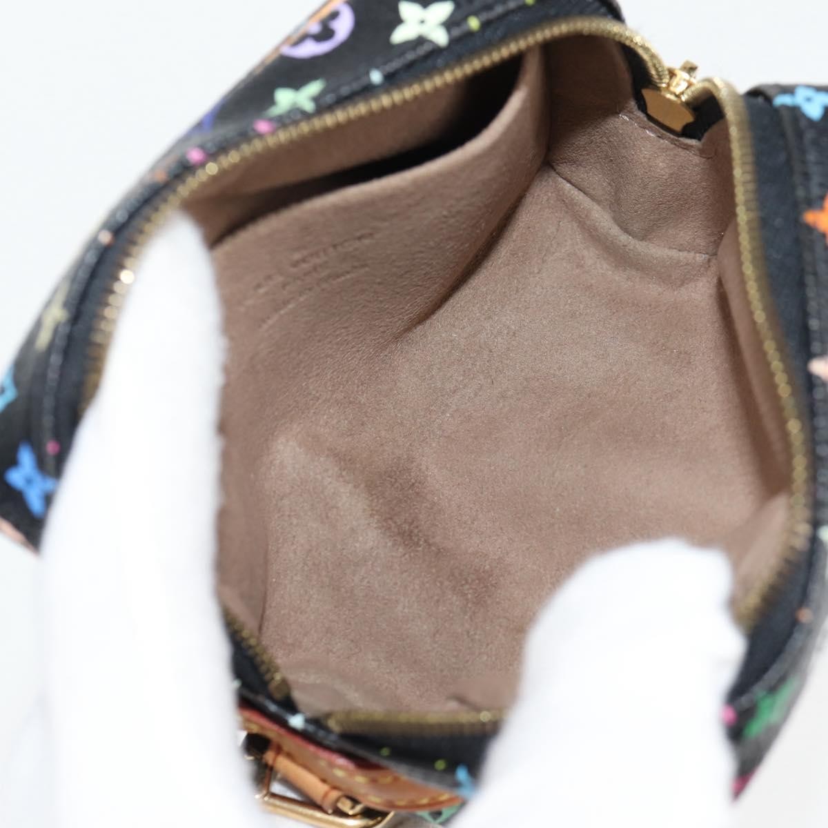 Louis Vuitton Wapity Trousse Pouch Monogram Multicolor, BLACK, CANVAS, Clutche & pouche