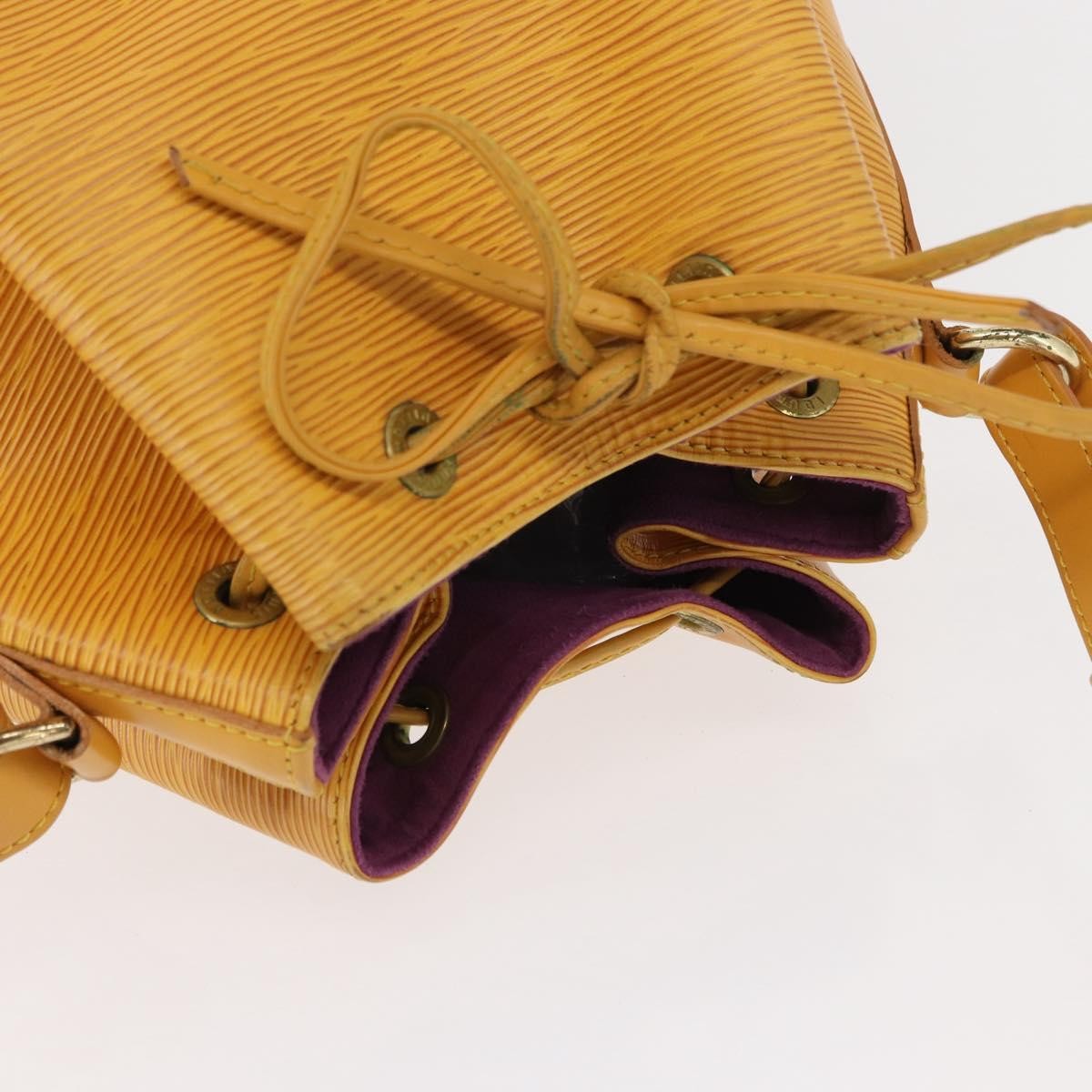 Louis Vuitton Noe Handbag Epi Leather, YELLOW, LEATHER, Shoulder bag