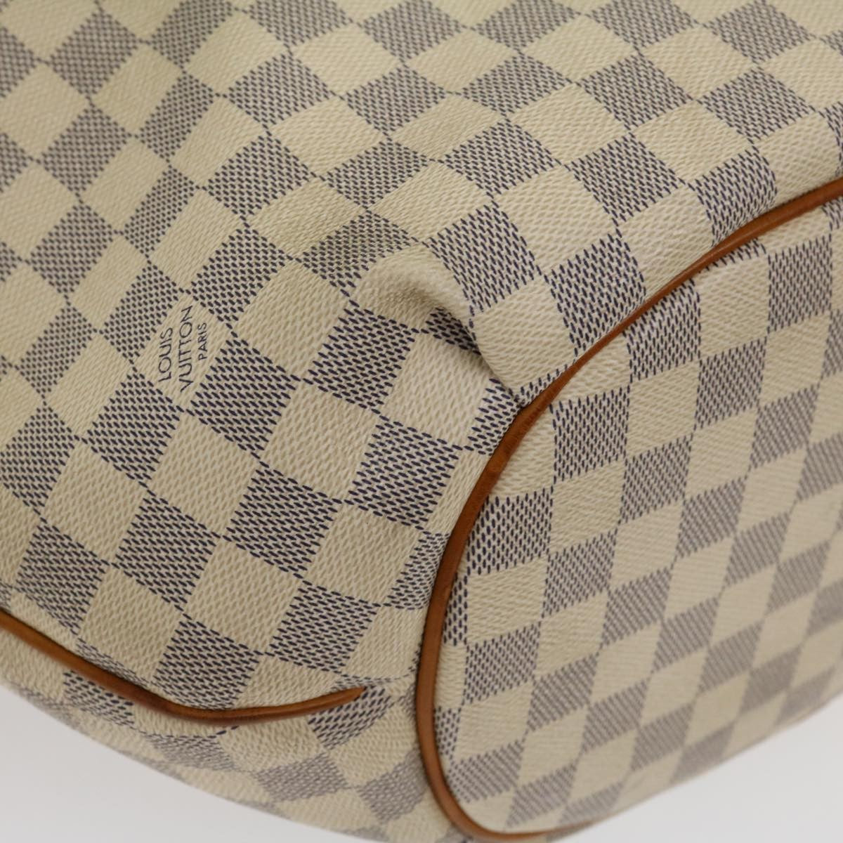 Louis Vuitton Riviera Handbag Damier, WHITE, CANVAS, Handbag