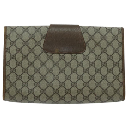 Gucci Sherry line pouch Canvas, Beige, Canvas, Clutch
